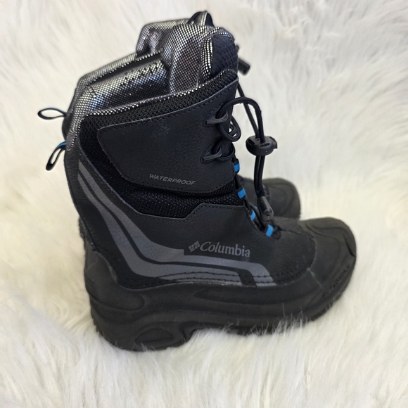 Columbia Kids Boys Girls Waterproof Black Snow Boots Size 5 Youth - Picture 5 of 12